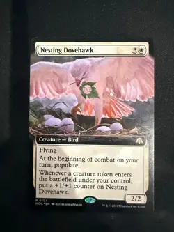 MTG Magic March of the Machines NESTING DOVEHAWK Borderless Near Mint Pack Fresh - Image 1