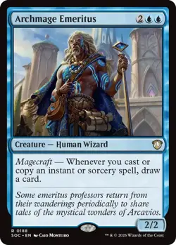 MTG [SOC-188 NM] Archmage Emeritus - Image 1