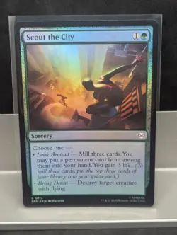 Scout the City FOIL X1 NM Marvel's Spider Man MTG - Image 1