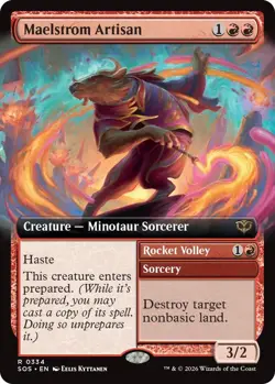 MTG - [SOS - 334 ] Maelstrom Artisan (Extended Art) - Secrets of Strixhaven - Image 1