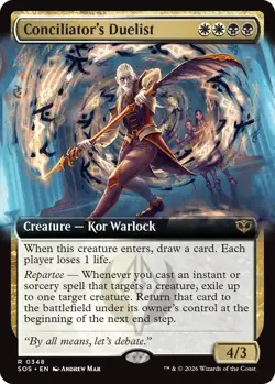 MTG - [SOS - 348 ] Conciliator's Duelist (Extended Art) - Secrets of Strixhaven - Image 1