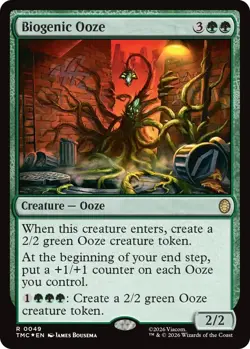 MTG - [TMC - 49] Biogenic Ooze (Surge Foil) Commander: Teenage Mutant Ninja T... - Image 1