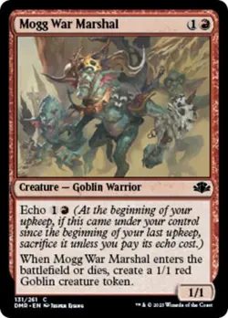 Mogg War Marshal - Near Mint MTG Dominaria Remastered - Image 1