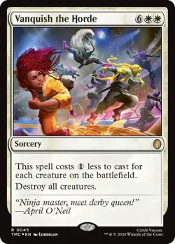 MTG - [TMC - 45] Vanquish the Horde (Surge Foil) Commander: Teenage Mutant Ni... - Image 1