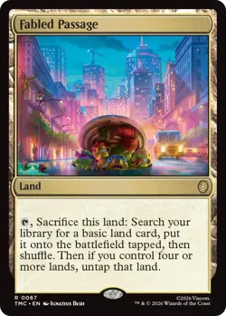 MTG - [TMC - 67] Fabled Passage Commander: Teenage Mutant Ninja Turtles - Image 1