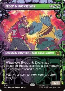 MTG - [TMT - 241] Bebop & Rocksteady (Showcase) Teenage Mutant Ninja Turtles - Image 1