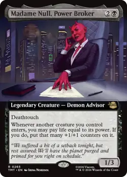 MTG [TMT-265 NM] Madame Null, Power Broker (Extended Art) - Image 1