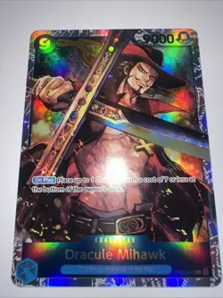 Dracule Mihawk OP01-070 Foil PRB-01 Premium Booster English ONE PIECE SR - Image 1