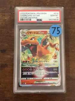 Charizard VSTAR 014/172 S12a Vstar Universe Holo Japanese Triple Rare PSA 10 - Image 1