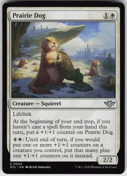 MTG Prairie Dog 24 Outlaws of Thunder Junction U Normal NM - Image 1