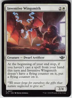 MTG Inventive Wingsmith 17 Outlaws of Thunder Junction C Normal NM - Image 1