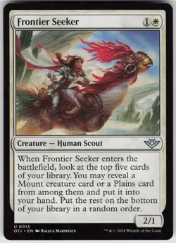 MTG Frontier Seeker 13 Outlaws of Thunder Junction U Normal NM - Image 1
