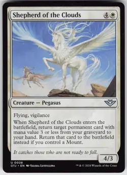 MTG Shepherd of the Clouds 28 Outlaws of Thunder Junction U Normal NM - Image 1