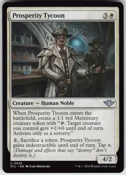 MTG Prosperity Tycoon 25 Outlaws of Thunder Junction U Normal NM - Image 1