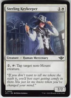 MTG Sterling Keykeeper 32 Outlaws of Thunder Junction C Normal NM - Image 1