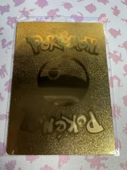 Carta Pokemon FAN-ART: Pikachu EX [Basic] - GOLD CARD - Image 2
