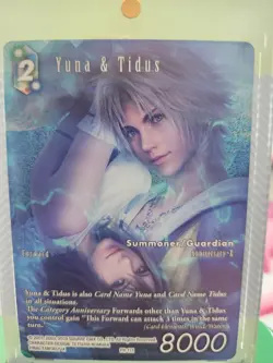 Final Fantasy TCG Yuna & Tidus PR-111 Promo Cards Foil FFX - Image 1