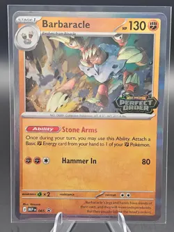 Barbaracle (Perfect Order Stamp) 065 Mega Evolution Promo Pokemon Card - Image 1