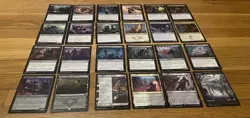 Black MTG Cards Lot Rare, Foil, Land, And More Magic The Gathering Cards! - Image 1