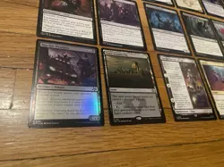 Black MTG Cards Lot Rare, Foil, Land, And More Magic The Gathering Cards! - Image 2