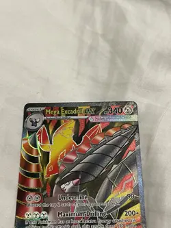 POKEMON TCG Pitch Black MEGA EXCADRILL EX IR Full Art Card 103/084 ENGLISH - Image 2