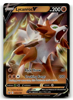 Lycanroc V SWSH199 Holo Promo SWSH: Sword & Shield Promo Cards LP - Image 1