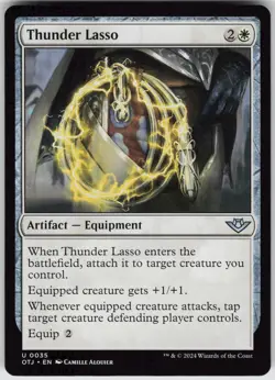 MTG Thunder Lasso 35 Outlaws of Thunder Junction U Normal NM - Image 1
