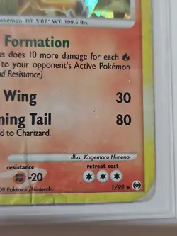 Charizard 1/99 (Cracked Ice Holo) - Miscellaneous Cards & Products - DMG - Image 4