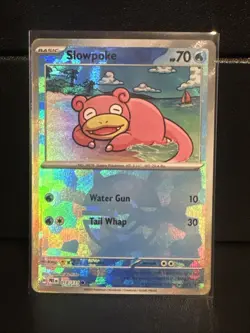 Pokemon TCG Slowpoke Pokeball Reverse Holo Card 018/131 Prismatic Evolutions - Image 1