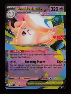 Mega Clefable ex 072 Holo Holo Promo ME: Mega Evolution Promo Pokemon Cards - Image 1