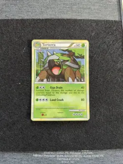 Torterra 10/95 2010 HGSS Unleashed Set Pokemon Card Holo Rare - Image 1