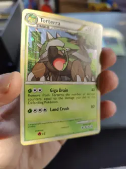 Torterra 10/95 2010 HGSS Unleashed Set Pokemon Card Holo Rare - Image 4