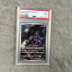 2023 Pokemon Mewtwo SV2a JP Art Rare #183 PSA 9 Mint Japanese Full Art Card - Image 1