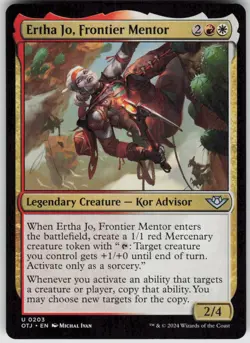 MTG Ertha Jo, Frontier Mentor 203 Outlaws of Thunder Junction U Normal NM - Image 1