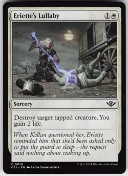 MTG Eriette's Lullaby 10 Outlaws of Thunder Junction C Normal NM - Image 1