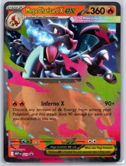 Mega Charizard X ex 029 Holo Promo ME: Mega Evolution Promo Pokemon Near Mint - Image 1