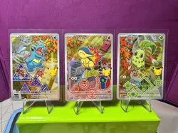 Pokemon First Partner Illustration Collection Series 2 JOHTO GEN 2 SET - Image 1