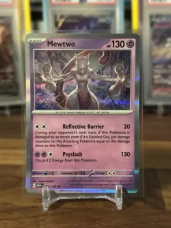 Mewtwo 151 Holo Pokemon TCG 150/165 Scarlet & Violet Rare - Image 1