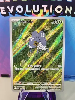 Nymble 096/094 Holo Illustration Rare Phantasmal Flames Pokemon Card - Image 1