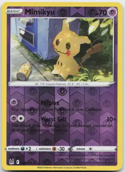 Mimikyu 080/196 Rare Lost Origin Reverse Holo Near Mint - Image 1