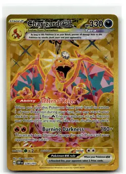Charizard ex 228/197 Hyper Rare Obsidian Flames Pokemon Holo NM - Image 1