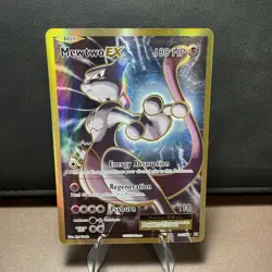 Pokemon Mewtwo EX 103/108 Ultra Rare Full Art Holo XY Evolutions MP - Image 1