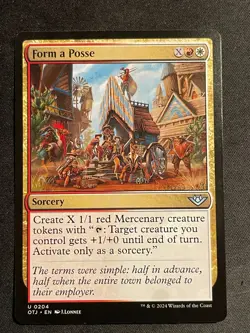MTG Form a Posse, NM-Mint, (OTJ #0204) Regular - Image 1