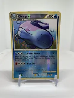 Quagsire Reverse Holo 9/123 – HeartGold SoulSilver Pokemon Cards TCG – DMG - Image 1