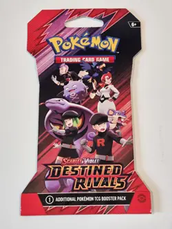 Complete Art Set 4 Booster Packs Pokemon TCG "Scarlet & Violet Destined Rivals" - Image 3