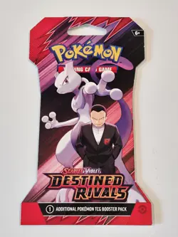 Complete Art Set 4 Booster Packs Pokemon TCG "Scarlet & Violet Destined Rivals" - Image 5