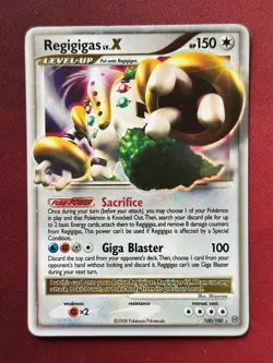 REGIGIGAS Lv.X 100/100 Stormfront HOLO rare NON-TIN Pokemon TCG card NM - Image 1