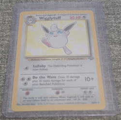 Pokemon TCG Wigglytuff 16/64 Jungle Holo Rare Unlimited English HP 80 1999 - Image 1