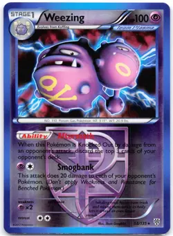 Weezing 58/135 Reverse Holo Plasma Storm LP - Image 1