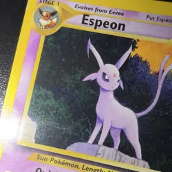 Nintendo Pokemon TCG Espeon 20/75 Neo Discovery Rare Eng Regular Unlimited - Image 4